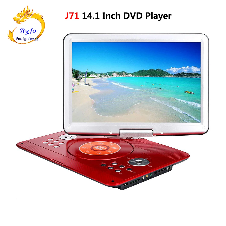 DVD плеер портативный телевизор 14,1 дюймов 1280x800 HD цифровой светодиодный долгий срок службы батареи с приемными телевизионными сигналами и U п... DVD плеер портативный телевизор 14,1 дюймов 1280x800 HD цифровой светодиодный долгий срок службы батареи с приемными телевизионными сигналами и U п...