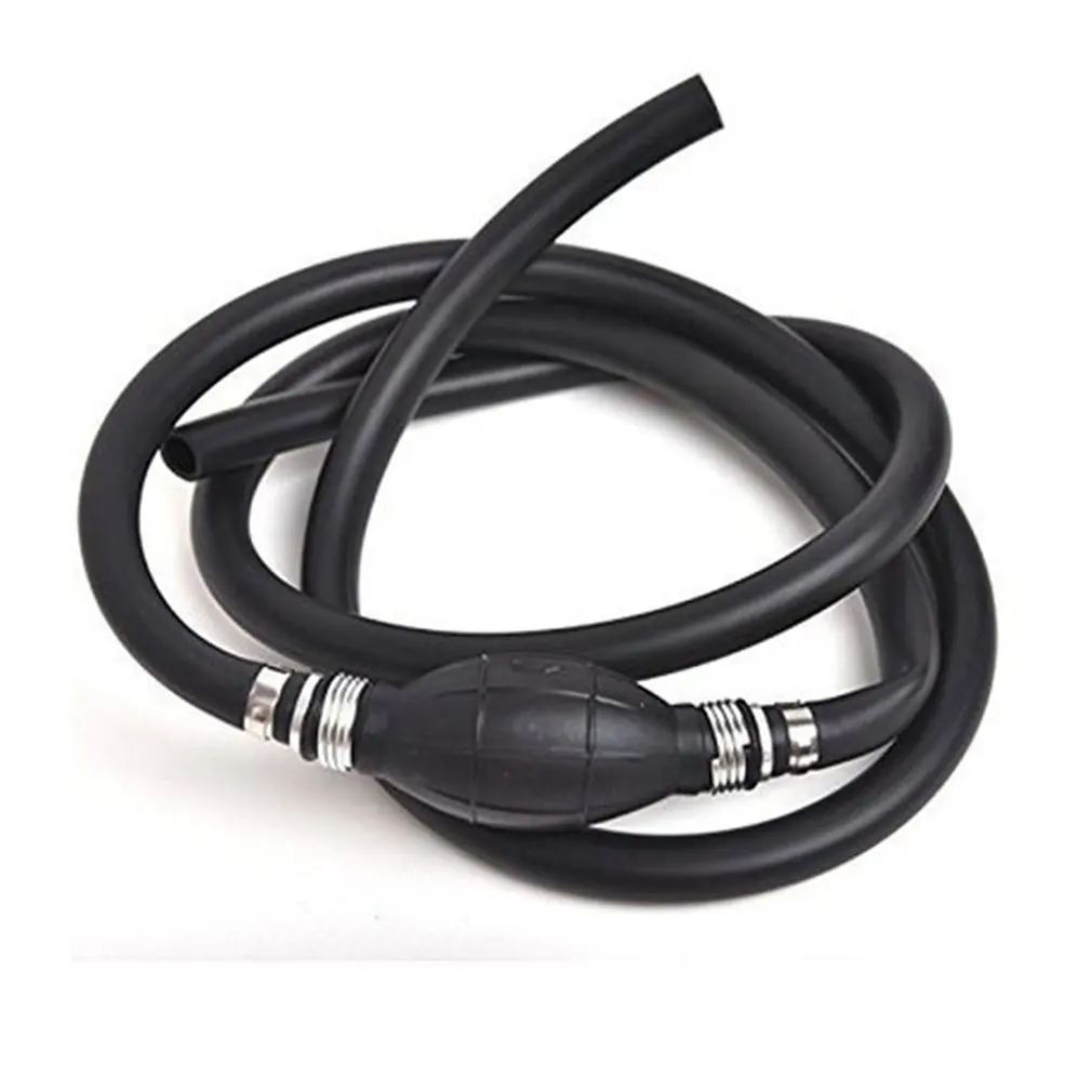 Auto Car Hand Manual PVC Fuel Line Oil Water Liquid Transfer Pump Tube Primer Gas Petrol Pumps Fuel Pump