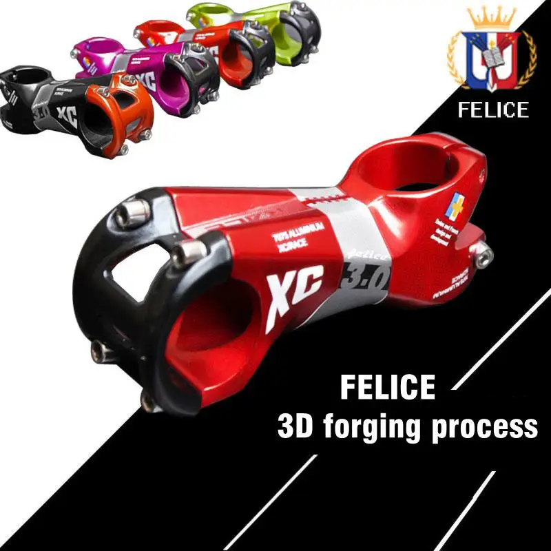 Felice bicycle stem 7 degree ultra light handle mountain bike bicycle off-road AM / XC aluminum alloy handle 31.8mm Stem