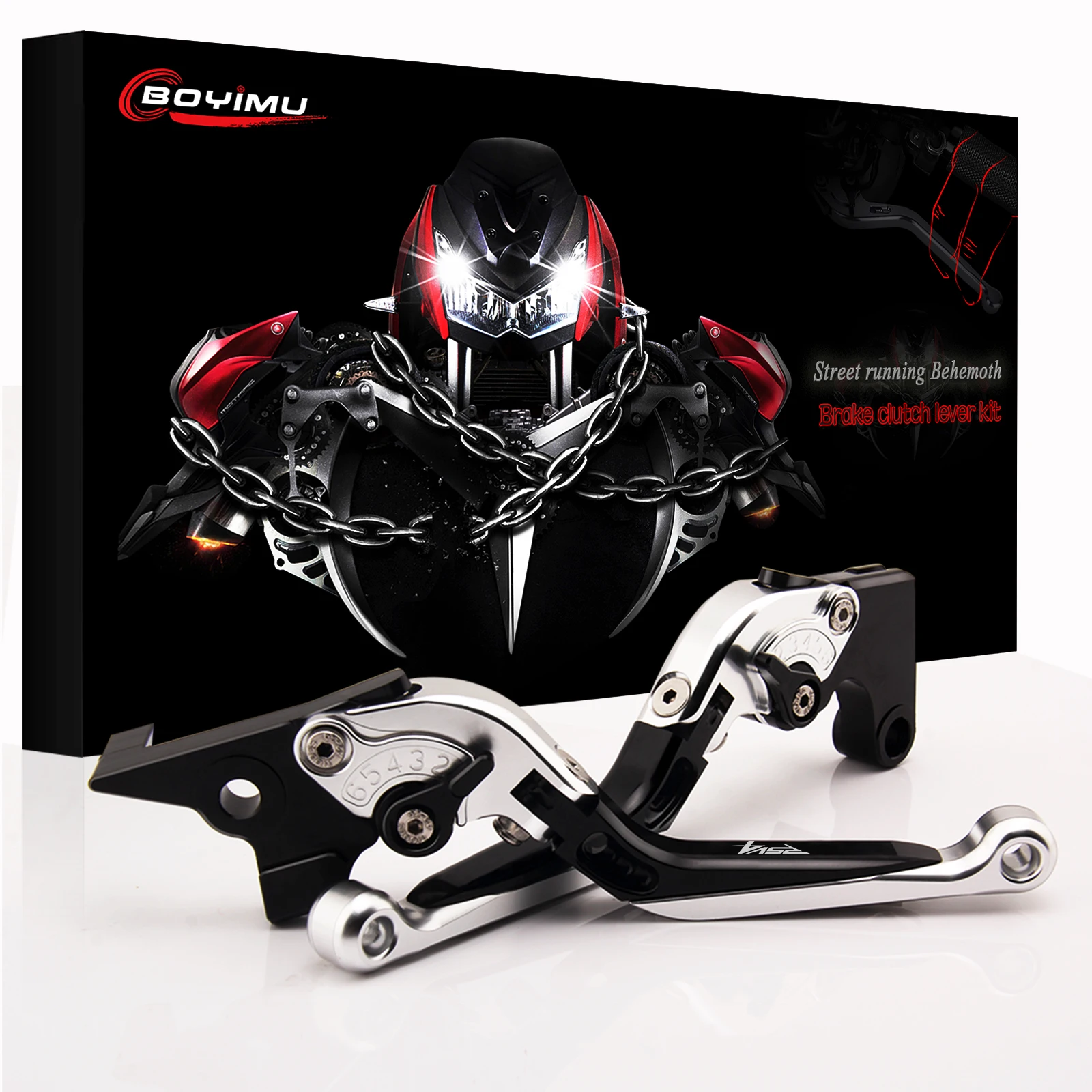 

For Aprilia RSV4 FACTORY RSV4-R RSV4-RR RSV4-RF 2009-2019 Adjustable Brake Clutch Levers Motorcycles LOGO RSV4