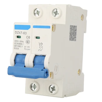 

DZ47-63 400V 2P current Circuit breaker Mini Circuit Breaker Cutout Switch Breaker