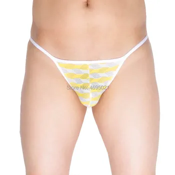 

Sexy Underwear Men's Colorful Mesh Jockstrap Low Waist Thong Sexy Male Underwear Men's G-Strings & Thongs Briefs
