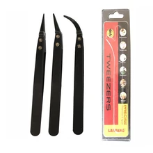 1/2, 6 штук в партии, Антистатическая Пинцет Комплект высокой точности с изогнутыми и пинцет из нержавеющей Многофункциональный кусачки для ремонта набор инструментов