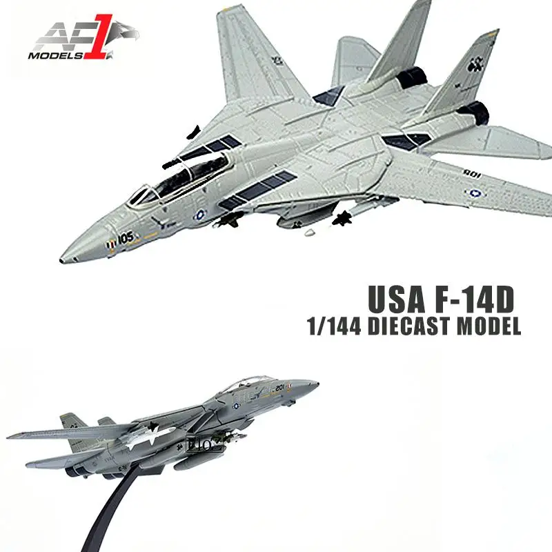 AF1 США F-14D 1/144 литья под давлением модель самолета |