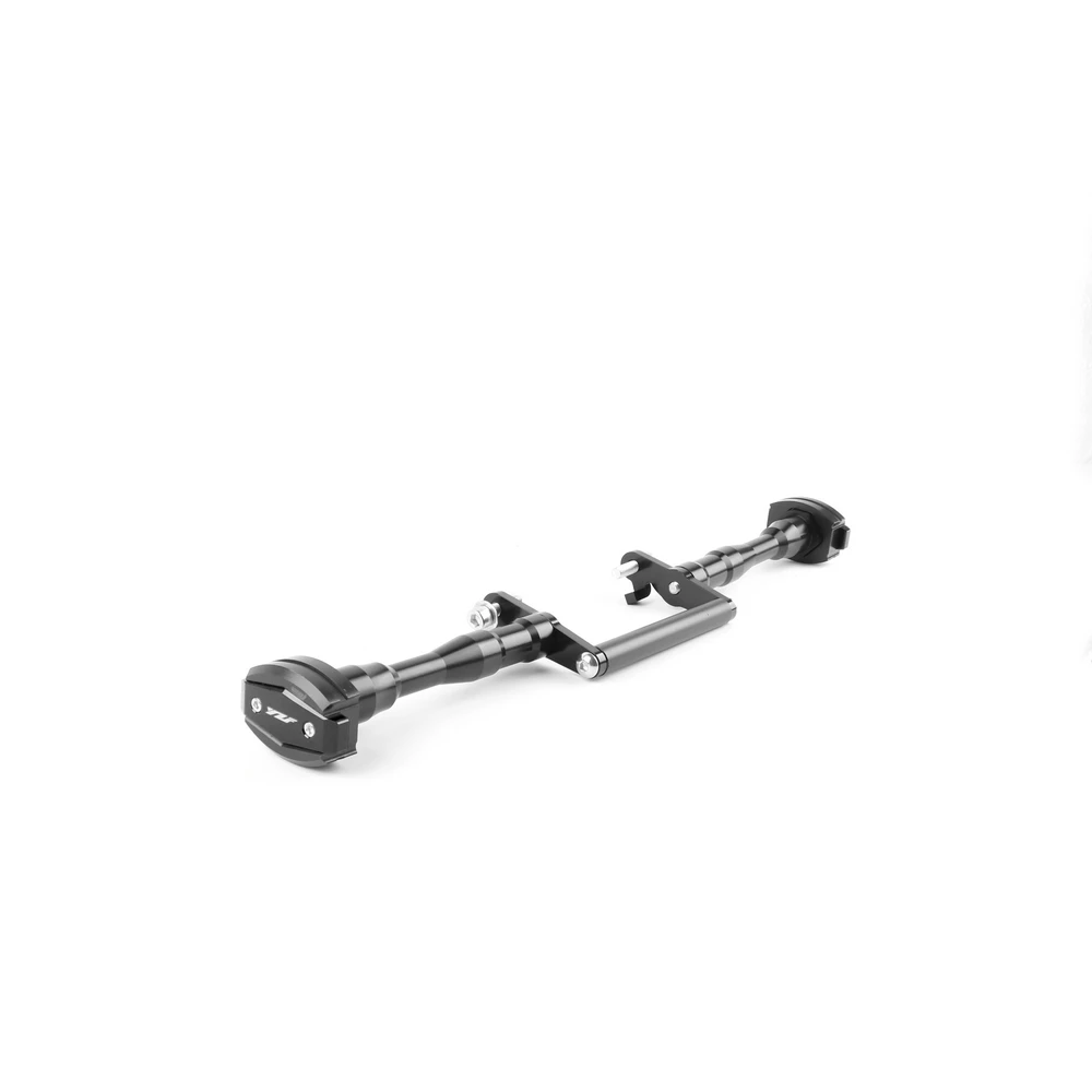 Рамка Ползунки анти Краш колодки протектор для Yamaha YZF R15 YZF-R15 17-19 - Цвет: Black