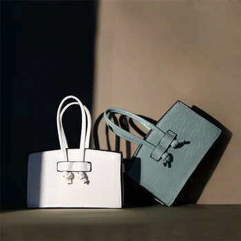 

Retro Alligator Women's Designer Handbags 2020 New Pu Leather Lady Messenger Bag Casual Zipper Female Shoulder Bags Bolsa Mujer
