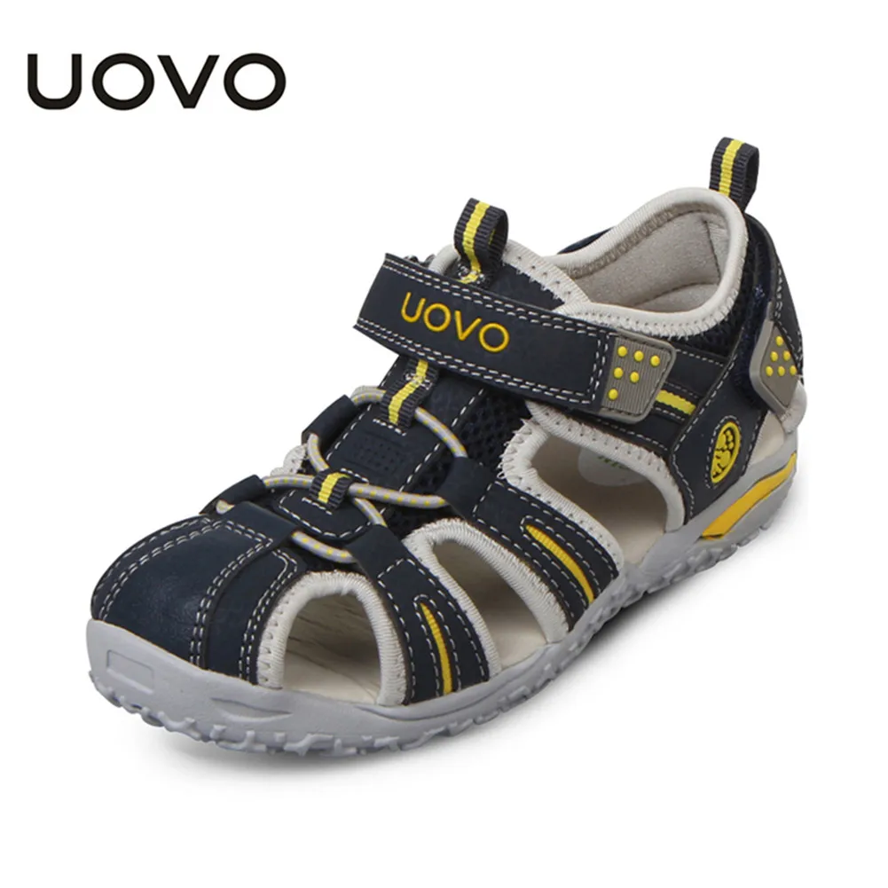 girls shoes UOVO Brand 2022 Summer Beach Footwear Kids Closed Toe Toddler Sandals Children Fashion Designer Shoes For Boys And Girls #24-38 boy sandals fashion Children's Shoes