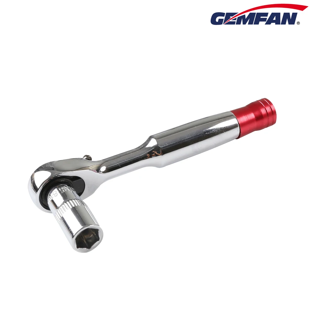 

GEMFAN WL-06 1/4 8MM Ratchet Screwdriver Socket Wrench for Brushless Motor Propeller RC Drone FPV Racing RC Car