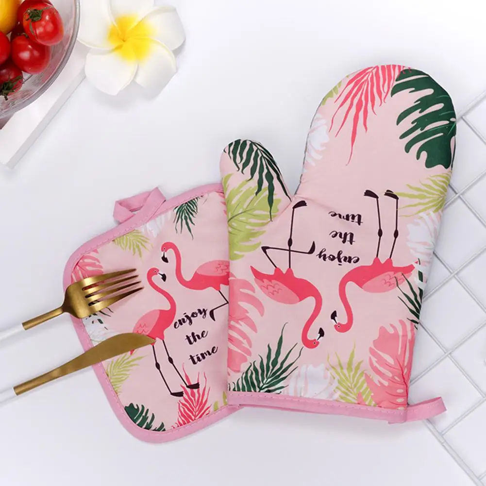 Style3 HobbyLane, 2 шт, утолщенная изоляционная прокладка, кухонная, анти-ожогов, для микроволновой печи, для выпечки, перчатка, высококлассная, подкладка, перчатка - Цвет: Style3