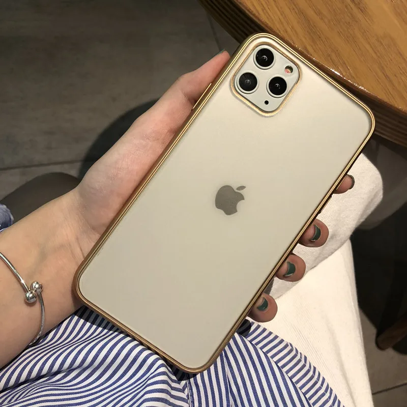 Для iphone11 ручная оболочка Матирующая прозрачная для Apple 11promax гальванизированная Xsmax мягкая оболочка ультратонкая Xr/x Для Huawei P20/P30/por