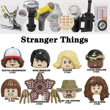 Figuras de Stranger Things, juguetes de Stranger Things, juguetes para niños, juguetes para regalar, juguetes de personajes de Stranger Things, Dustin, Mike Wheeler, once, CY001