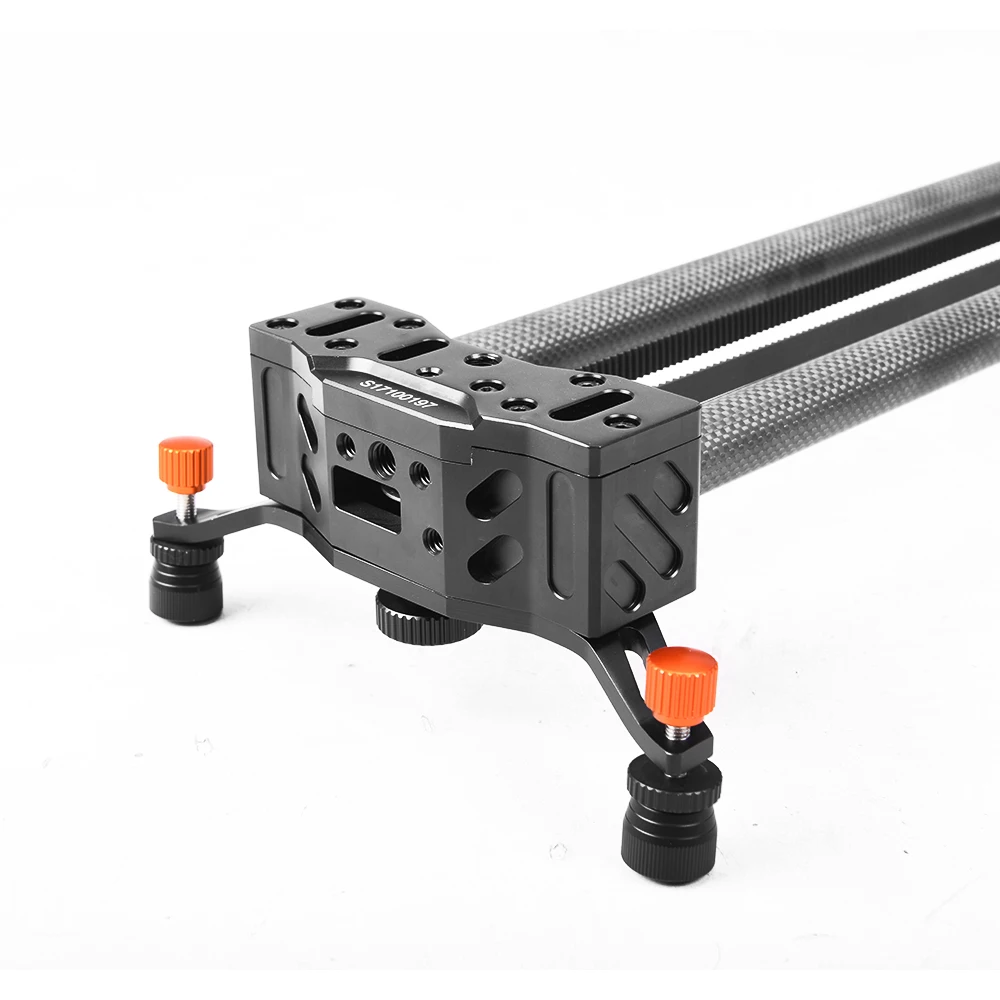 E-IMAGE ES70 70cm Professional Carbon Fiber Camera Slider with Flywheel Flywheel belt-drive system