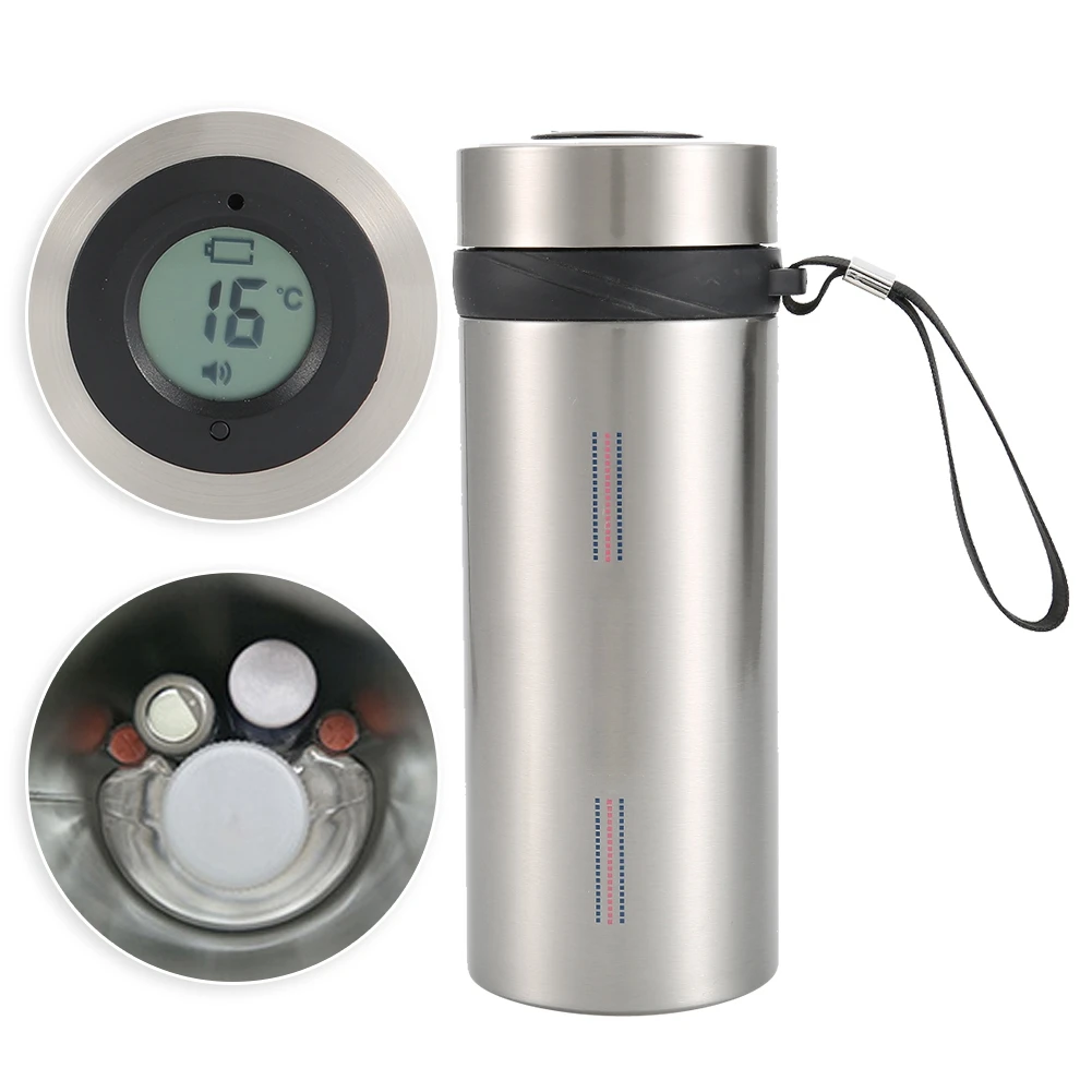 Mini Insulin Refrigerator Cup Smart Digital Display Travel Coffee Mug Water Cup Stainless Steel