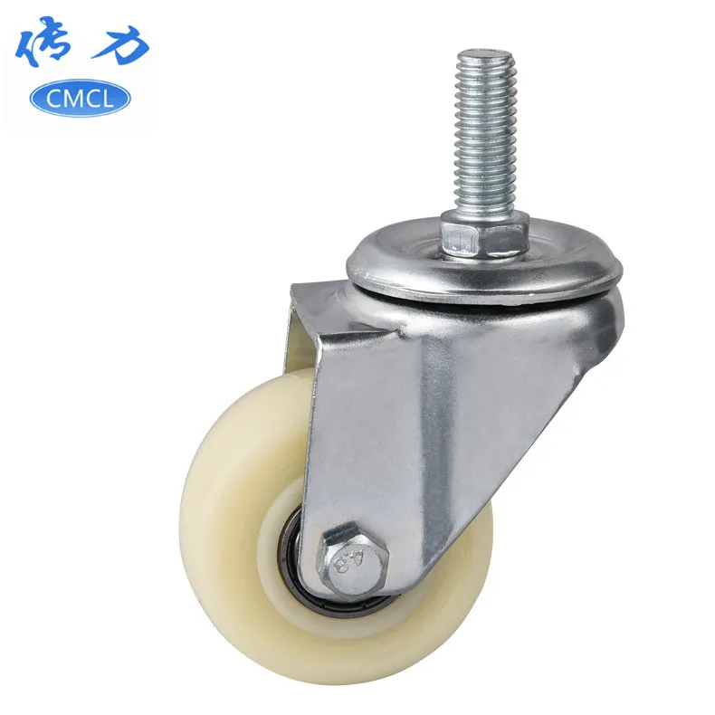 

Manufacturers Direct Selling 3-Inch Screw Truckle Medium Nylon wan xiang lun Diameter 75mm with Screw Industrial Universal Wheel