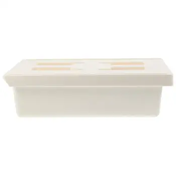 

1pc Simple Style Stationery Plastic Accessory Box Desk Storage Box Drawer Storage Case for Organizing Debris Storage