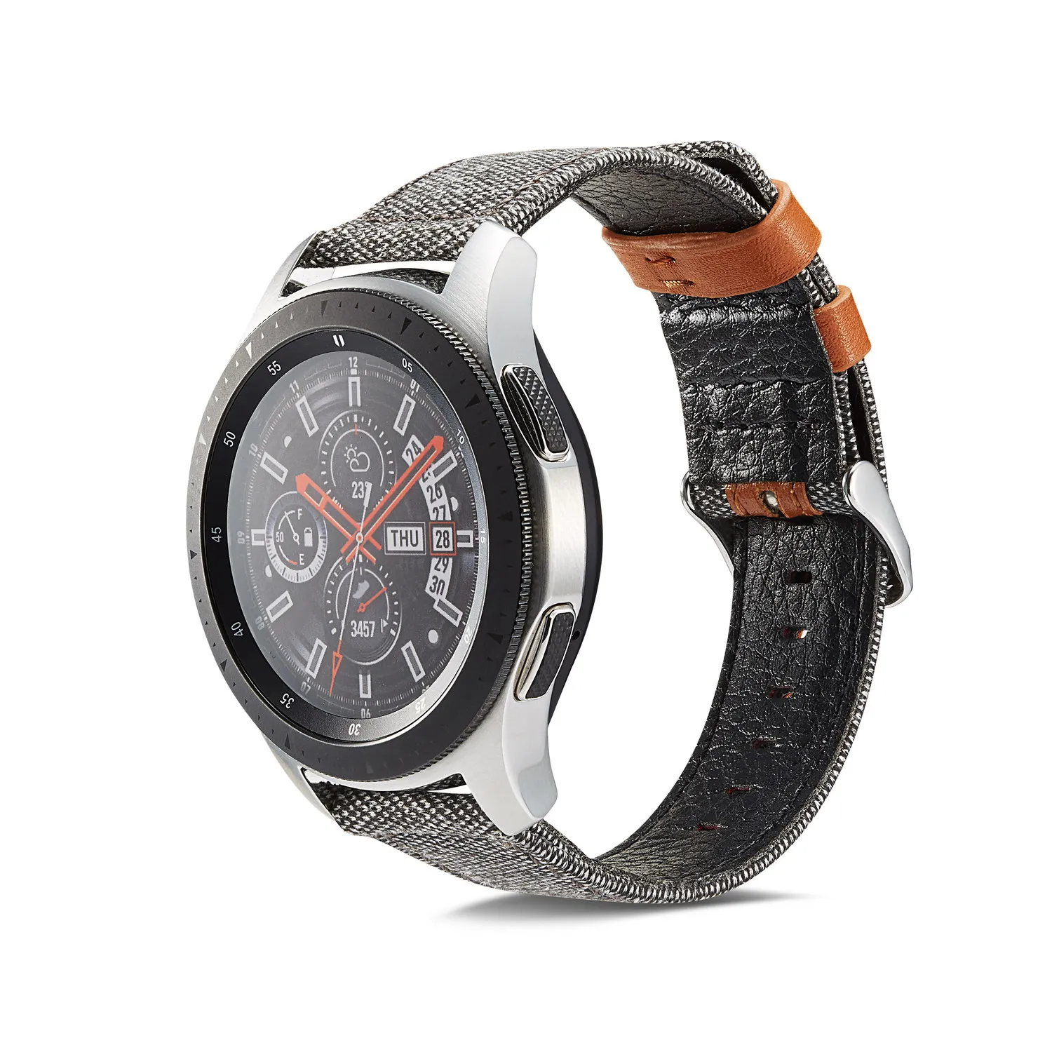 Для samsung gear S3 Frontier 22 мм из натуральной кожи ремешок для часов Galaxy Watch 46 мм сменный Браслет для Amazfit gtr 47 мм