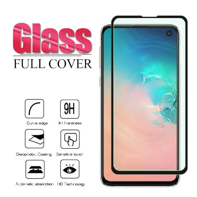 Защитное стекло закаленное премиум класса для Samsung Galaxy S10 E S10e A71 A51 A10S A30 A50 A10 A40 M50 M30