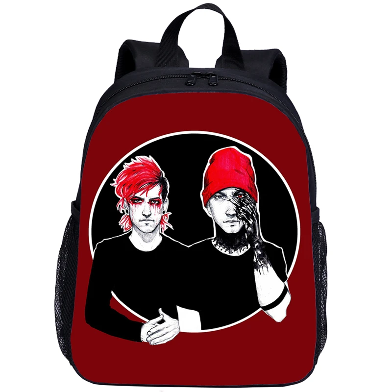 Детский рюкзак модные Twenty One Pilots печать книжные сумки для мальчиков Mochila Infantil школьные рюкзаки дорожные детские сумки