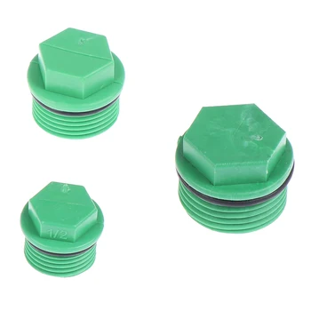 

10Pcs/Set G1/2 G3/4 G1'' Male Threaded PPR End Cap Plug Pipe Fittings Water Tubing Stoppers