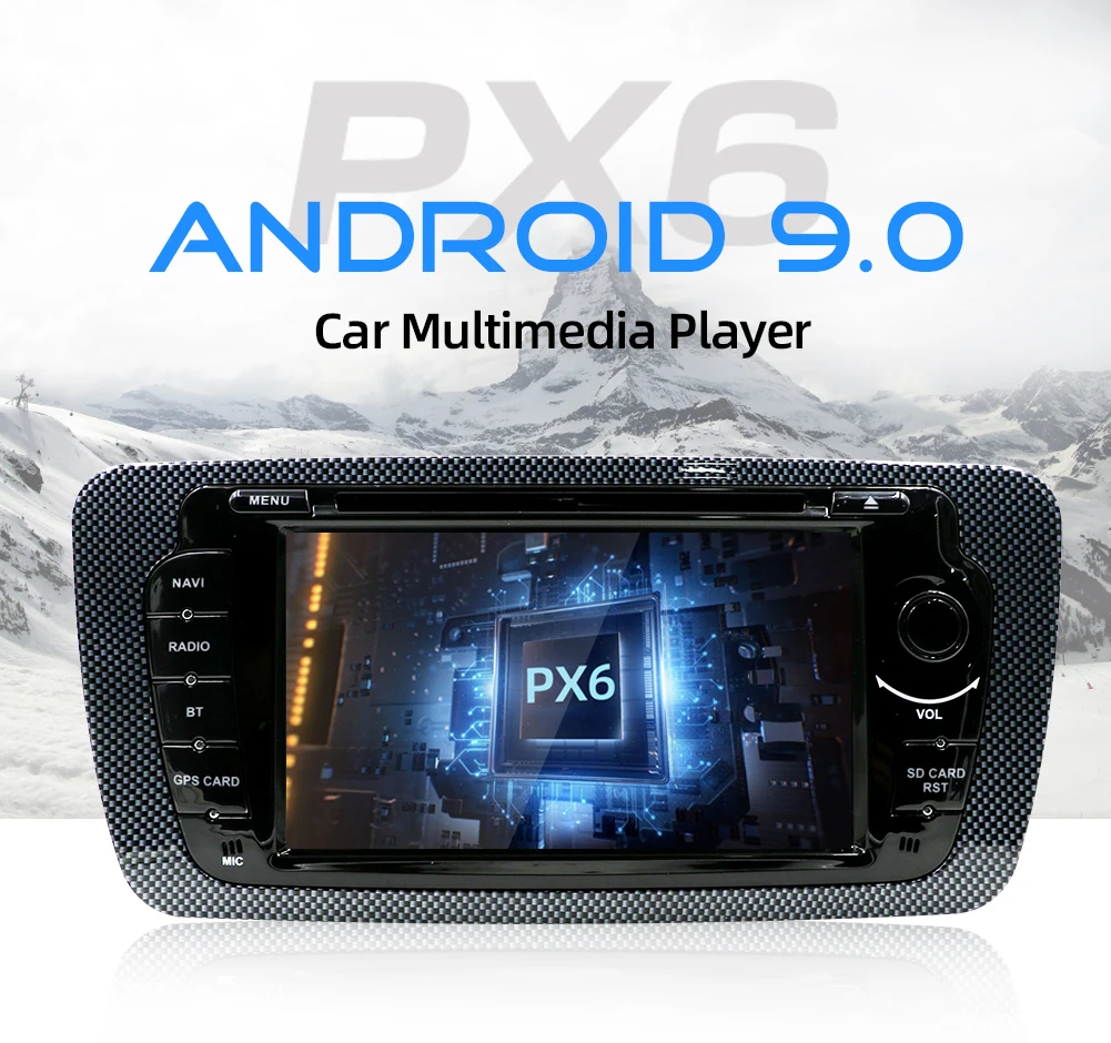 4G+ 64G Android 9,0 Автомобильный DVD Радио для сиденья Ibiza 6j 2009 2010 2012 2013 gps навигация 2 Din экран Радио Аудио мультимедийный плеер