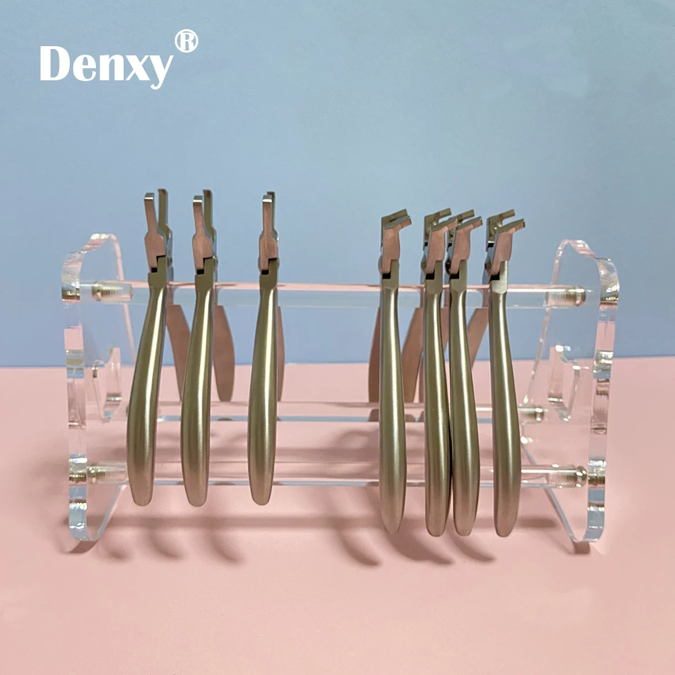 Denxy 1pc Dental Pliers Shelf Clear Acrylic Instrument Rack Pliersshelf