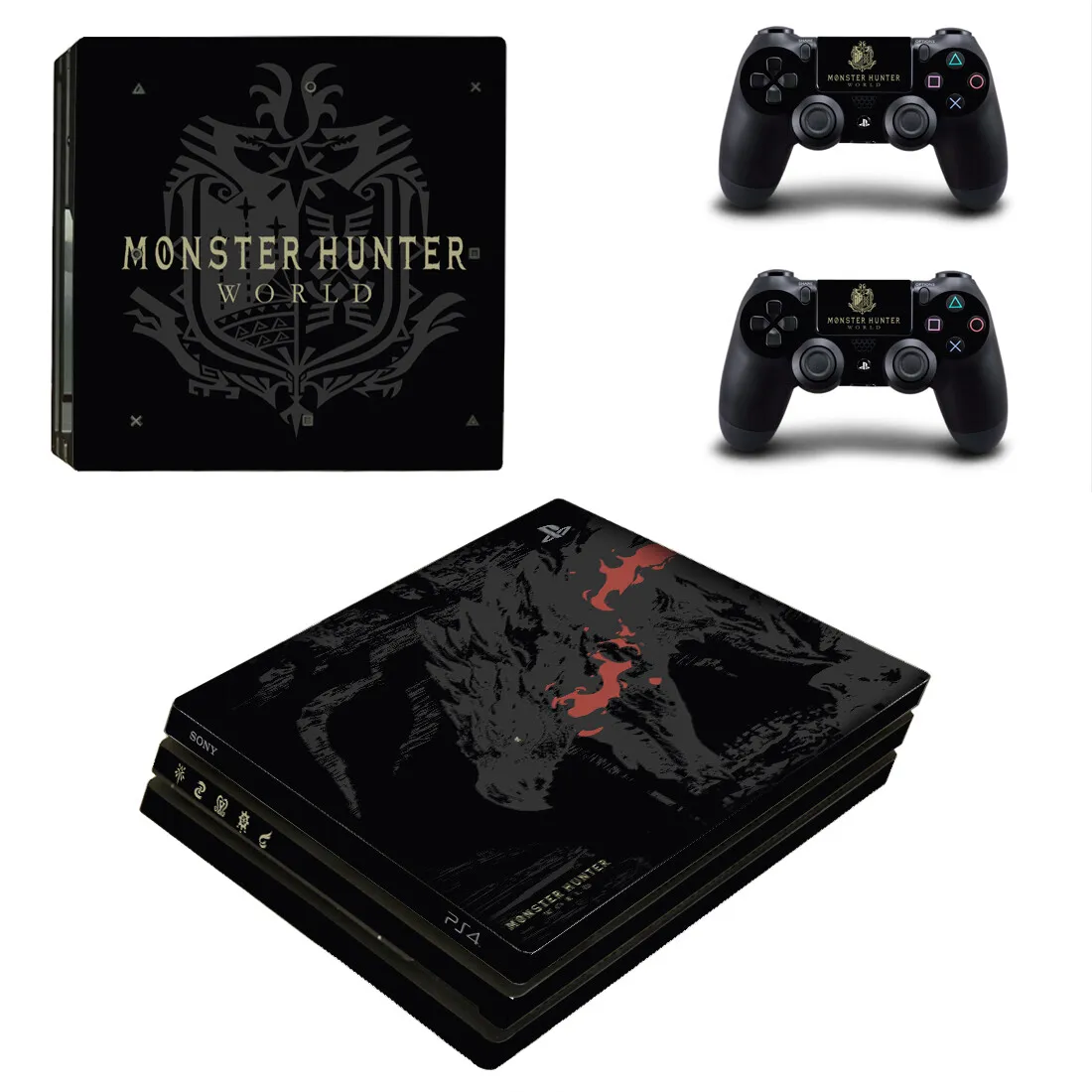 World Monster Hunter Ps4 Console | Monster Hunter Sticker Ps4