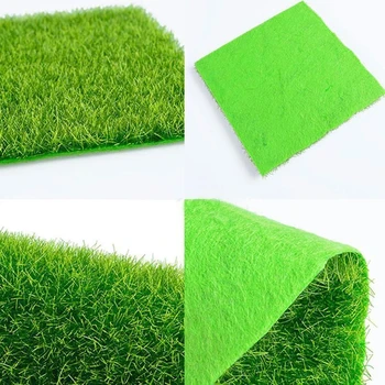 

Artificial Moss Decorative Lawn Garden OrnamentGreen Grass DIY Fairy Garden Simulation Mini Lawn Micro Landscape Decoration