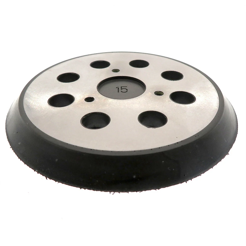 Мягкая подложка для шлифмашинки. Подошва 125 мм, опорная тарелка, 8 отверстий, 4 винта dewalt n329079. Проставка защитная для шлифмашины 150мм липкая. Шлифовальная колодка. Подошва для шлифмашинки 125 makita bo5031.