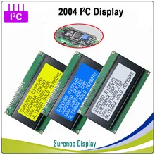 Серийный IIC igc TWI 2004 204 20*4 английский и японский персонаж ЖК-модуль дисплей Панель экран для Arduino
