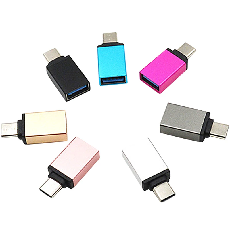 Type-C к USB адаптер OTG конвертер USB 3,0 к type C USB-C type c адаптер Зарядка Синхронизация для MacBook Pixel Lumia OPPO One Plus 6