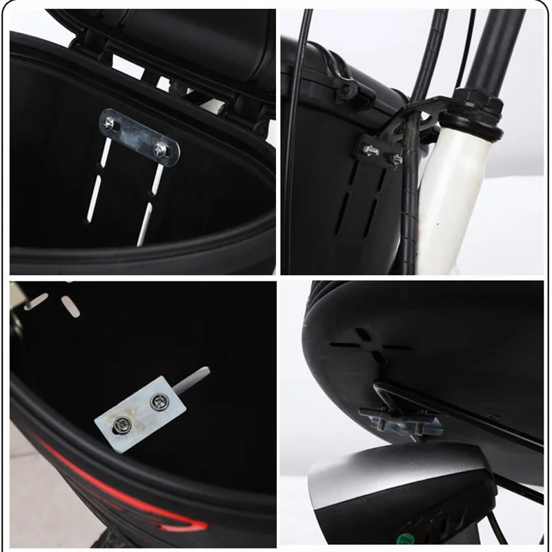 Корзина для хранения электрического скутера с замком для Xiaomi M365 складной электрический электровелосипед 5L велосипедная сумка 24x34x26 см