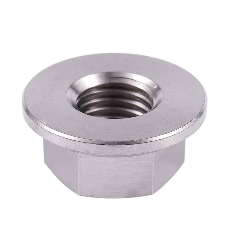 

M10 x 1.25 mm TC4 titanium Ti flanged nut for screws SCREW-fastener