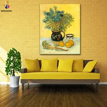 

DIY colorings pictures by numbers with colors Majolica Jug with Wildflowers picture drawing painting by numbers framed Home