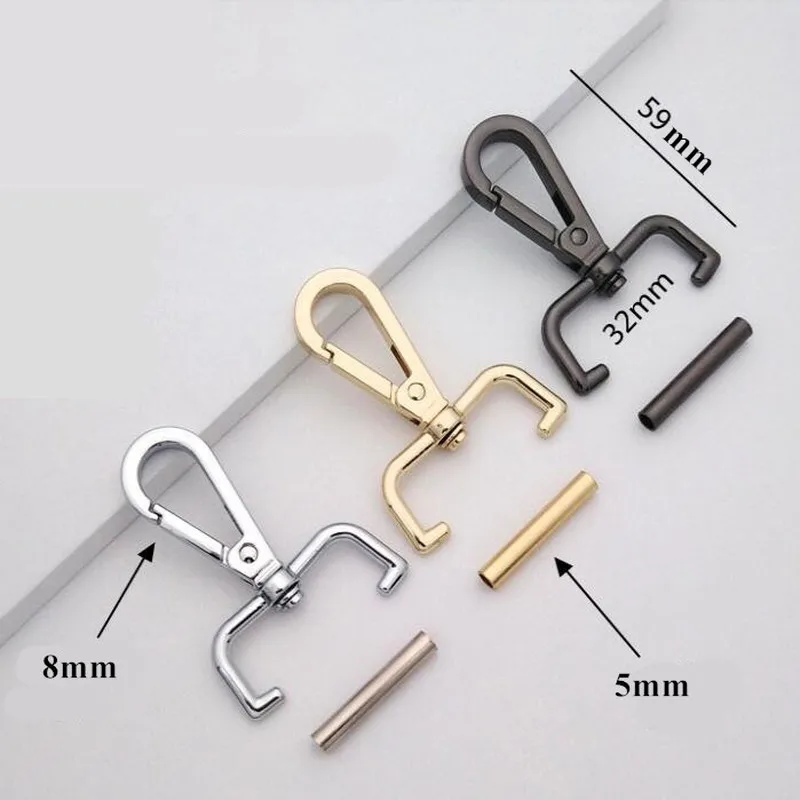 1 шт. металлическая сумка застежки Поворотный замок карабин зажимные зажимы