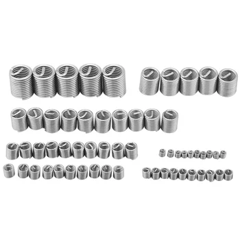 

Stainless Steel Thread Repair Insert Kit Set M3 M4 M5 M6 M8 M10 M12 For Hardware Repair Tools 60pcs