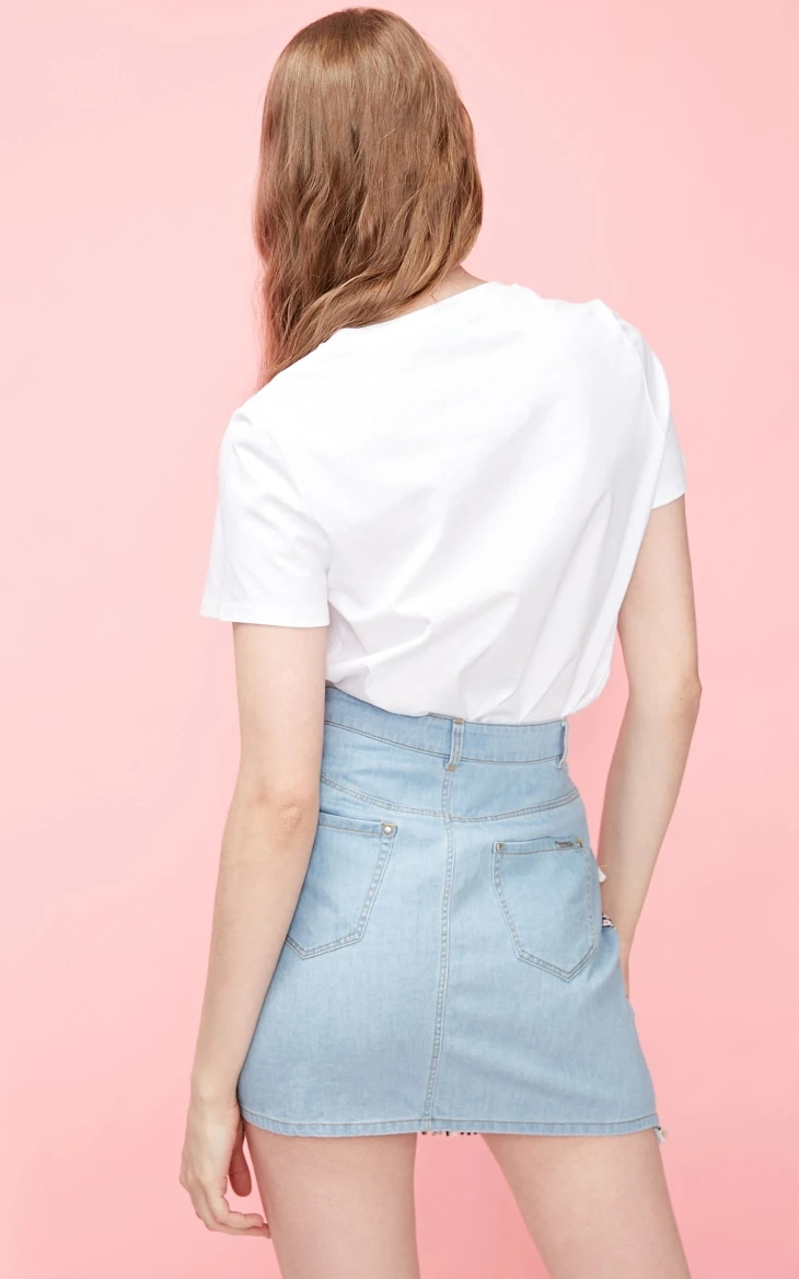 Vero Moda женская футболка с вышивкой в стиле Ins | 319201644