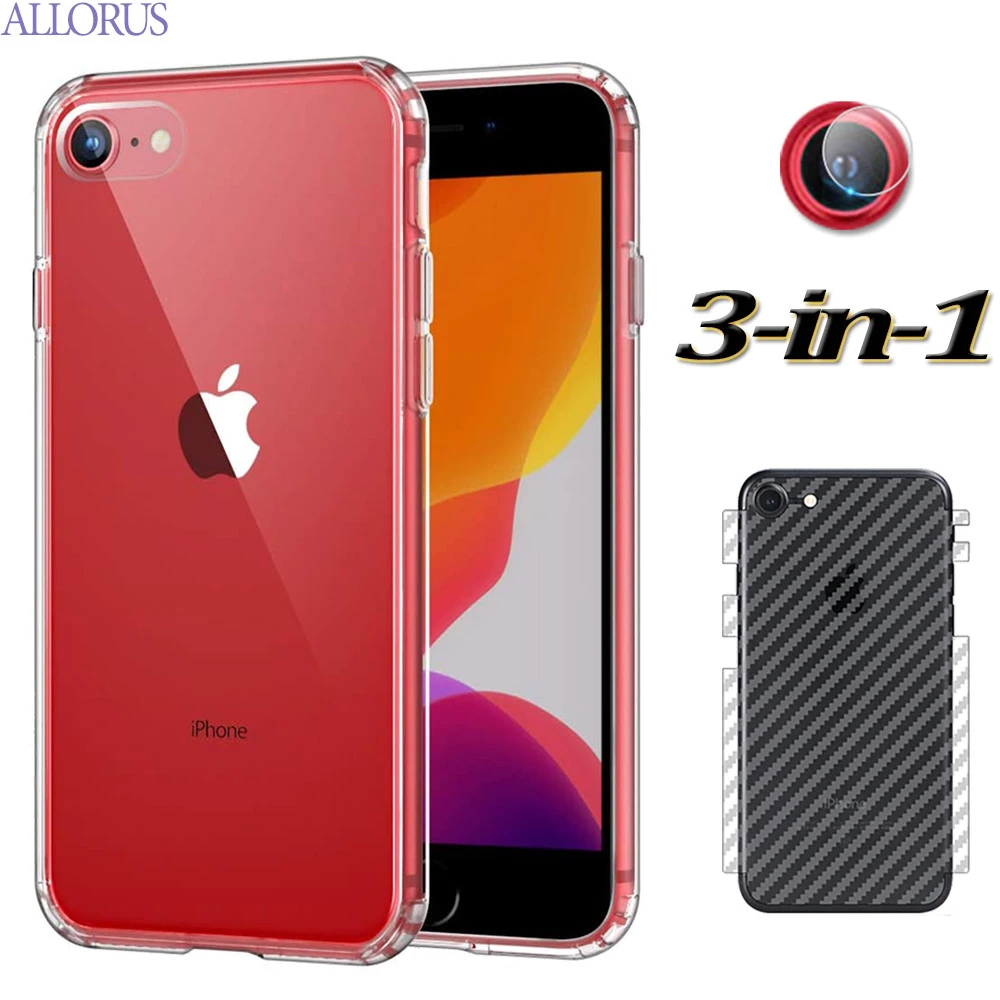 3 In 1 Ultra Thin Smartphone Protective Case For Iphone Se 22transparent Case Iphone Se