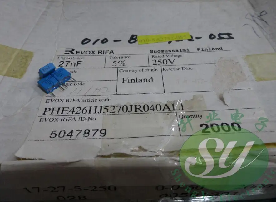 50 шт. RIFA PHE426 27NF серия 0,027 мкФ/250 в 273 пленочный конденсатор 5 мм