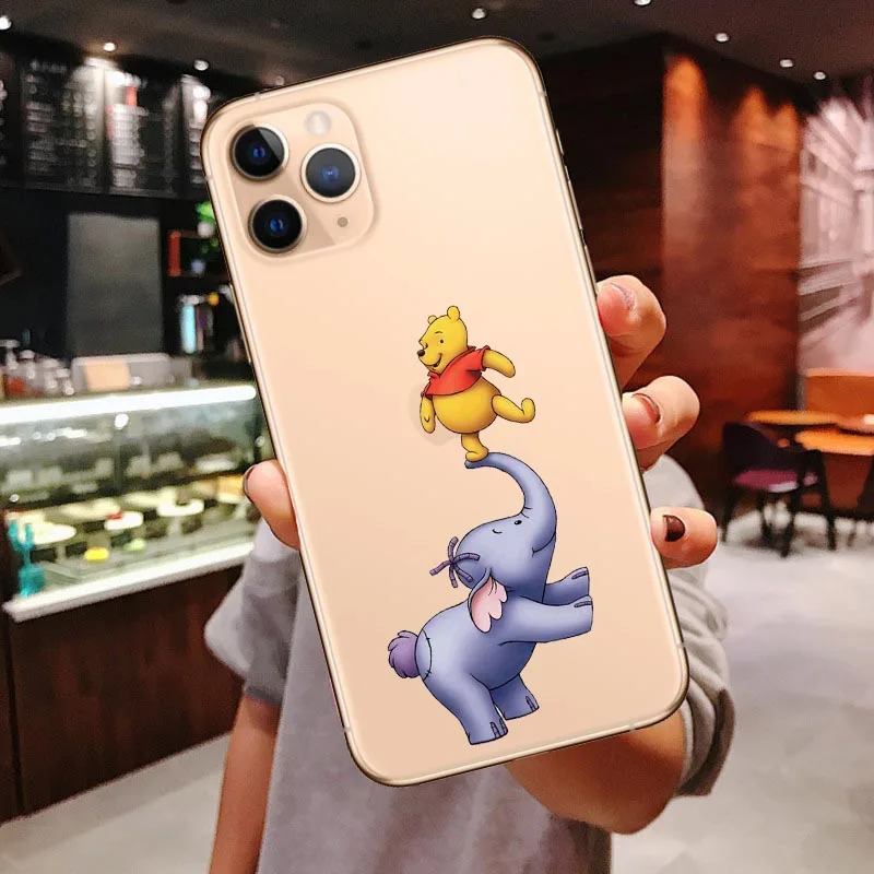Чехол для телефона Ститч для iPhone 6 s 7 8 Plus X XS MAX XR Забавный Милый Бэмби Мягкий ТПУ чехол для iPhone 11 Pro Max 5,8 6,1 6,5 - Цвет: TPU
