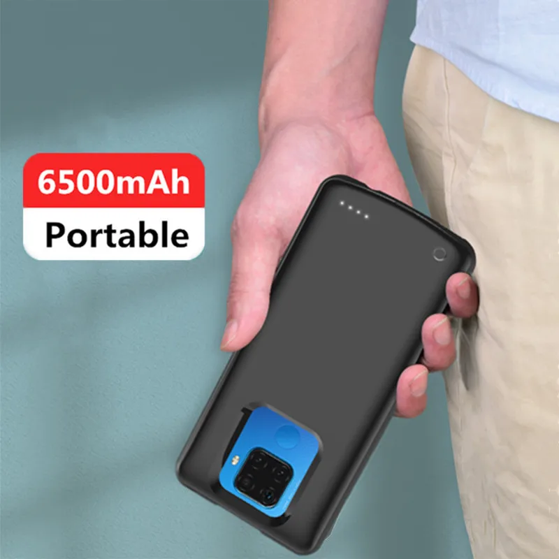 Резервный внешний аккумулятор 6500 мАч зарядный чехол для Huawei Mate 30 Lite аккумулятора