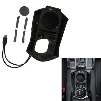 

Car Center Console Interior Armrest Storage Box Organizer Holder for Honda Civic 2016-2020 ABS