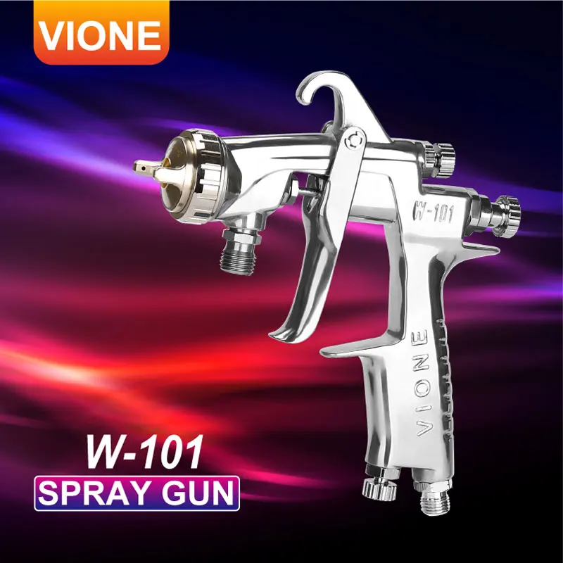 W101 Spray Gun Paint For Cars Hand Manual Pneumatic Tool Sprayer W-101 pistola de pintura automotivo Paint Gun iron easel stand european style caballete de pintura advertisement photo poster display stand wedding party picture frame stand