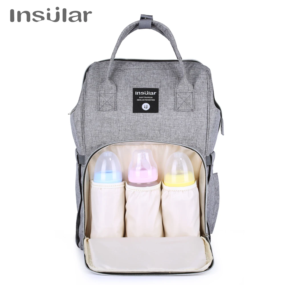 Bag Backpack Stroller-Bag Diaper Nappy Baby Care Large-Capacity Mummy Maternity Insular