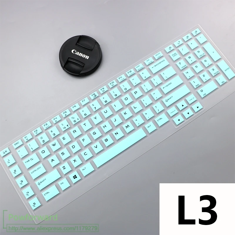Защитная пленка для клавиатуры DELL Alienware 17 R4 17 R2 R3 R4(/ версия) Alienware 17 R5( версия) 17,3 дюйма - Цвет: L3 whiteblue