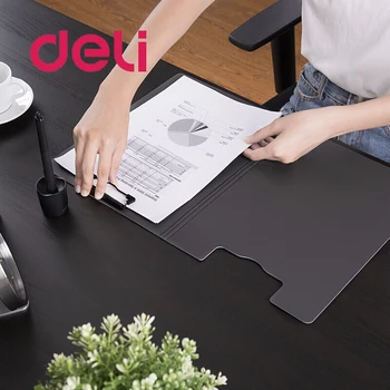 

Deli A4 Clipboard Folder Writing Pad File Music score Test paper Board Clips Horizontal / Vertical School Office Stationery Gray