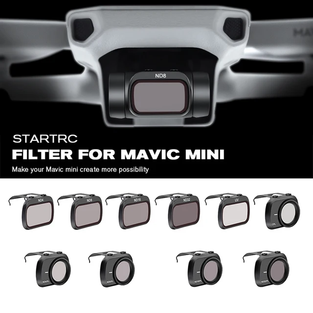 $32.81  STARTRC Mavic Mini Lens ND4/ND8/ND16/ND32/MCUV/CPL Set Filter For Mavic Mini Drone Lens ND8 ND16 ND