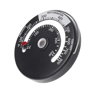 

Fireplace Fan Stove Thermometer Magnetic Stove Thermometer Heat Powered For Wood Log Burning Stove Fireplace Burner Fireplace Fa