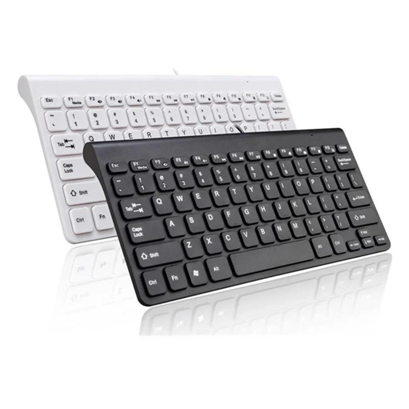 USB 2.0 Ultra Slim Portable Mini Wired Keyboard For Desktop PC Tablet Laptop 78 Keys Waterproof Keypad Newest In Stock Hot | Компьютеры и