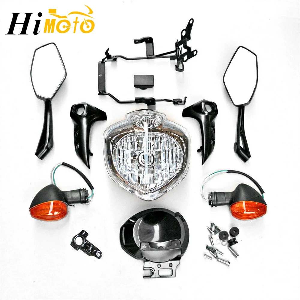 Фара для мотоцикла Yamaha FZ6 FZ6N 2004 2005 2006 комплект налобных фар с указателями поворота