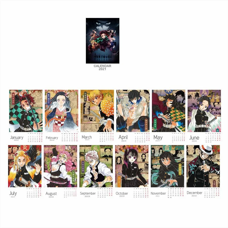 21 Anime Calendar Demon Slayer Calendar School Supplies Kamado Tanjirou Kamado Calendar Nezuko Demonslayer 21 Calendar Action Figures Aliexpress 21 Anime Calendar Demon Slayer Calendar School Supplies Kamado Tanjirou Kamado Calendar Nezuko Demonslayer 21 Calendar Action Figures Aliexpress